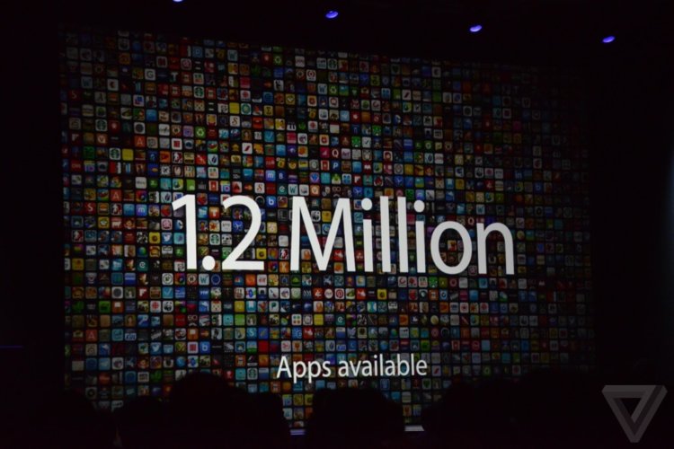 Количество приложений в App Store превысило 1,2 миллиона. Фото.