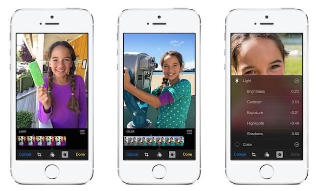 Редактирование фото в iOS 8 Редактирование фото в iOS 8