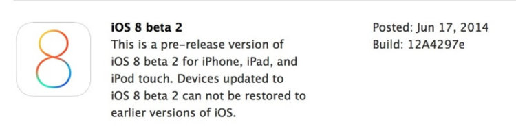 Apple выпустила вторую бета-версию iOS 8. Фото.