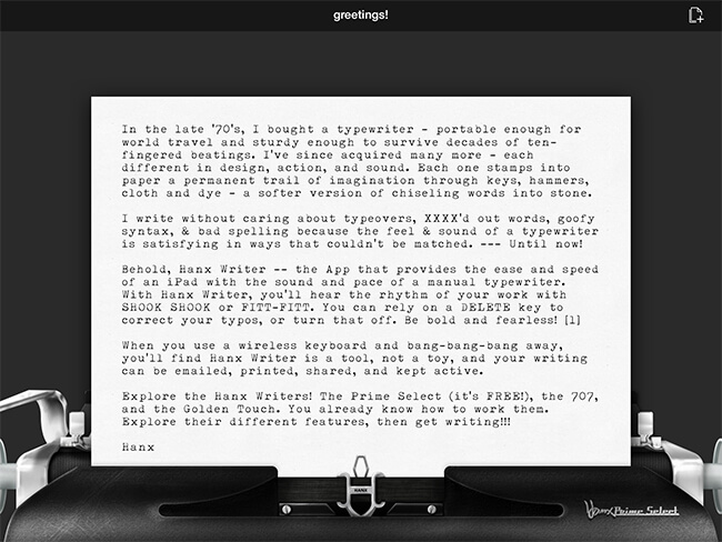 Hanx Writer Hanx Writer