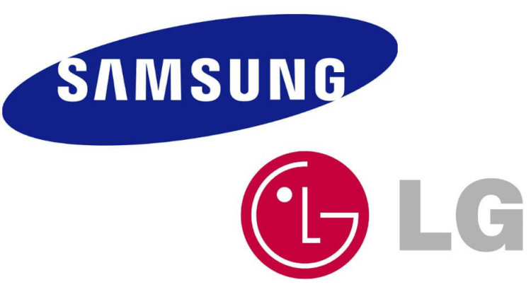 Логотипы Samsung и LG Логотипы Samsung и LG