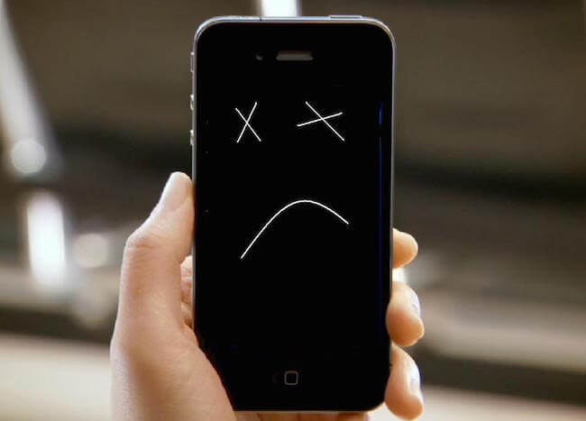 Мертвый iPhone Мертвый iPhone