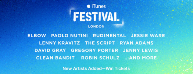Банер iTunes Festival Банер iTunes Festival