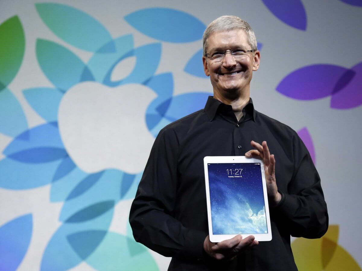 Тим Кук и iPad Тим Кук и iPad
