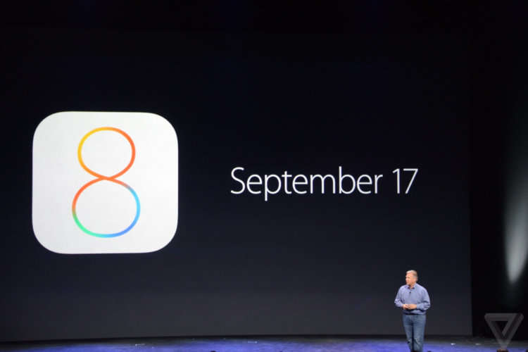 iOS 8 будет доступна для скачивания 17 сентября. Фото.