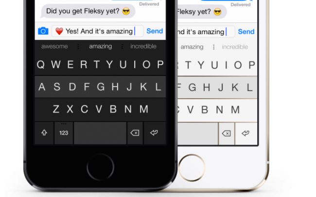 Клавиатура Fleksy Клавиатура Fleksy