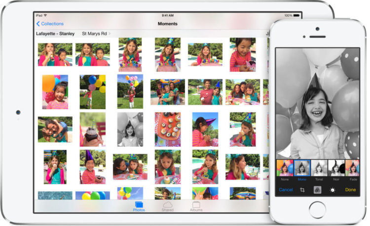 Редактирование фото в iOS 8 Редактирование фото в iOS 8