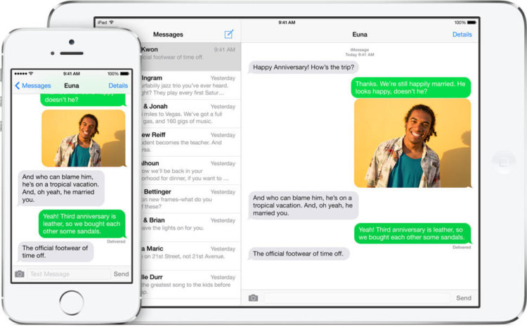Как настроить отправку и прием СМС в iOS 8.1 и OS X Yosemite. Фото.