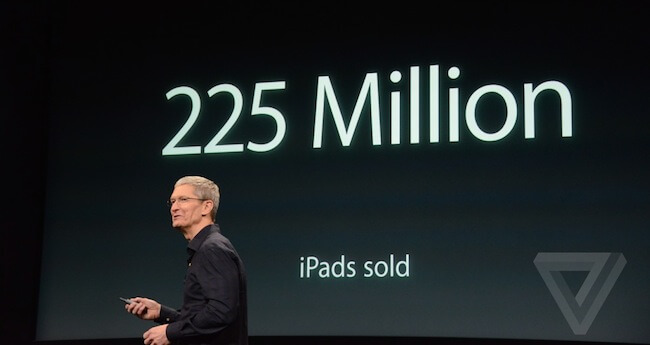 Apple продала 225 миллионов iPad. Фото.