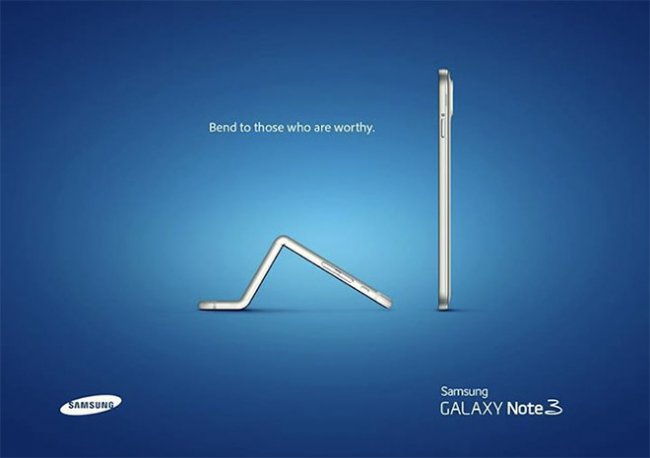 Реакция Samsung на bendgate