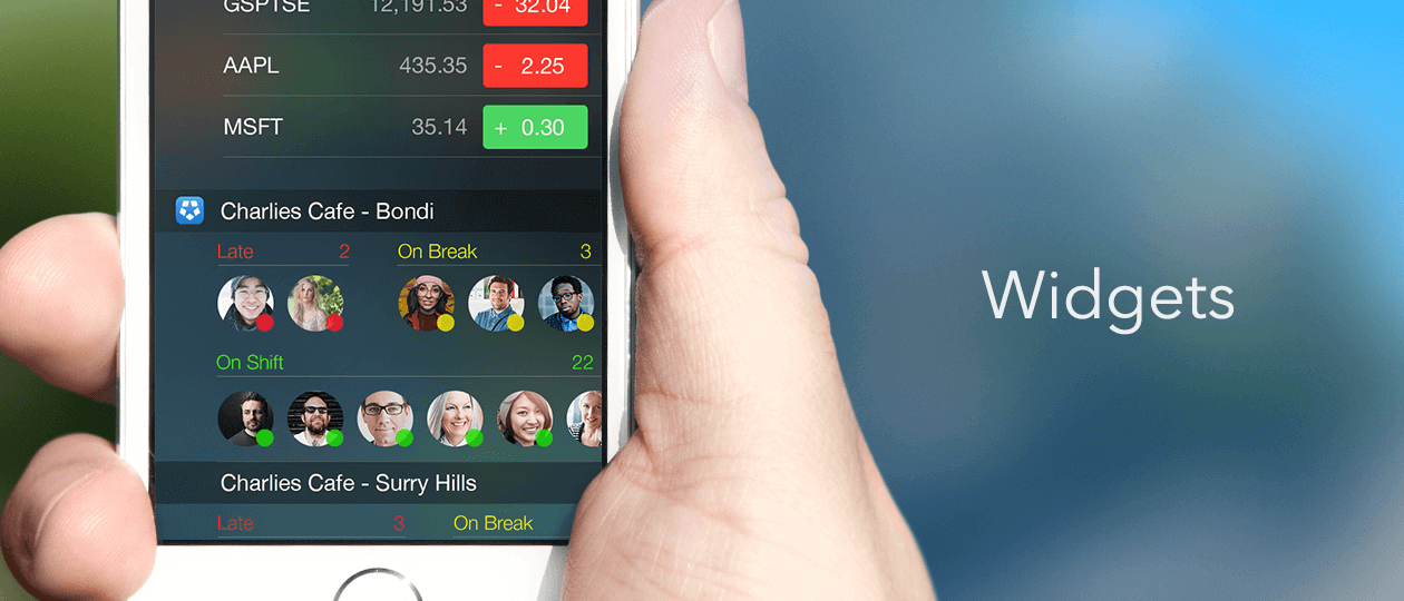 Виджеты iOS 8 Виджеты iOS 8