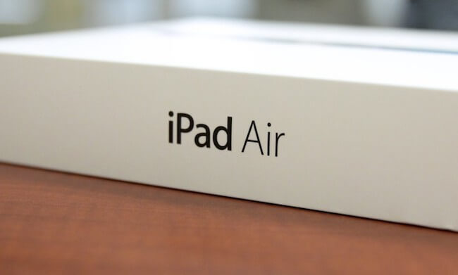 Производство «большого» iPad Air отложено до следующего года. Фото.