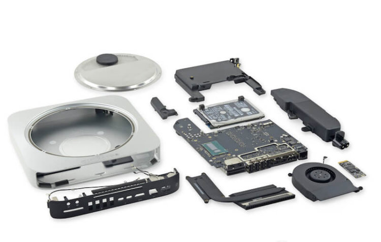iFixit: Mac mini стал более неудобным. Фото.