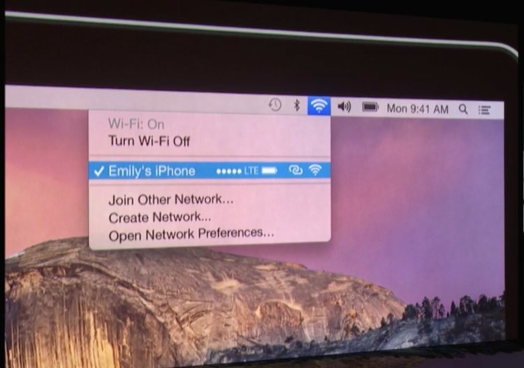 Как превратить iPhone в беспроводной роутер для Mac. Фото.