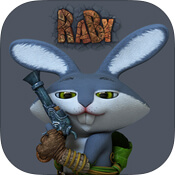 Raby — заяц-ботаник в схватке против грибов-вегетарианцев. Raby — заяц-ботаник в схватке против грибов-вегетарианцев. Фото.