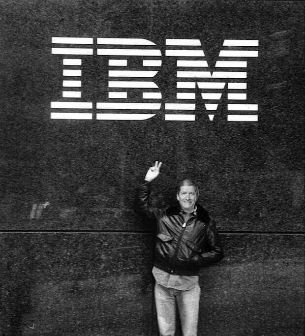 Тим Кук в IBM Тим Кук в IBM