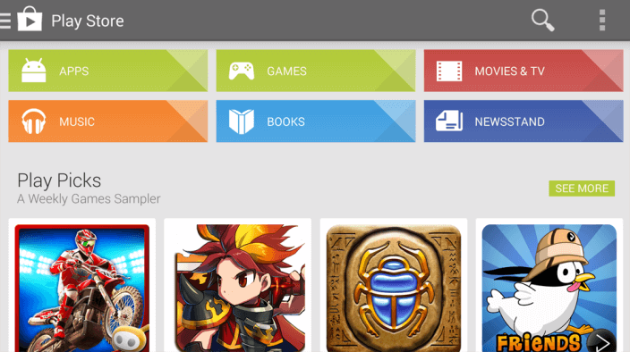 Google Play популярнее, чем App Store, но менее прибыльный. Фото.