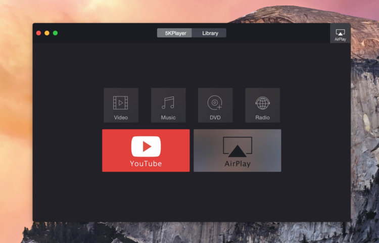 5kPlayer — проигрыватель музыки, видео и загрузчик онлайн-видео с поддержкой AirPlay. 5kPlayer — проигрыватель музыки, видео и загрузчик онлайн-видео с поддержкой AirPlay. Фото.