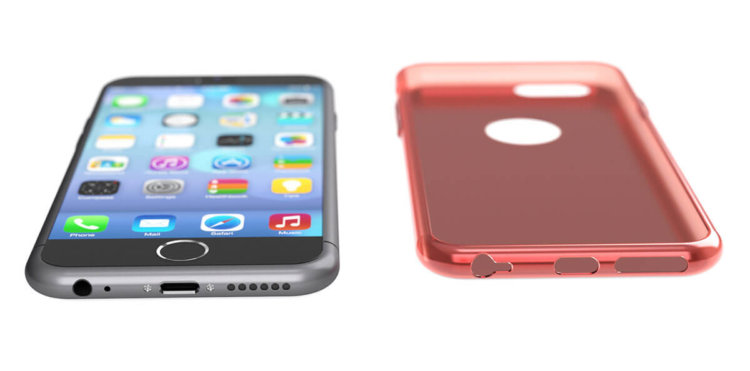 Концепт iPhone и чехол Концепт iPhone и чехол