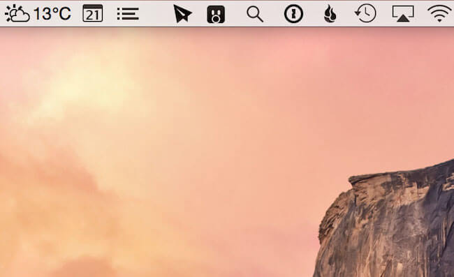 Как перезапустить верхнюю панель в OS X. Фото.