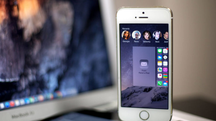 Как звонить с компьютера Mac при помощи iPhone. Фото.