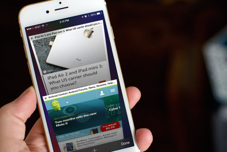 Еще одна очень полезная функция Safari для iOS. Фото.
