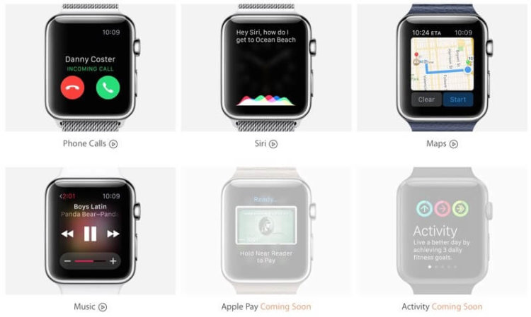 Apple опубликовала новые видео, посвященные Apple Watch. Фото.