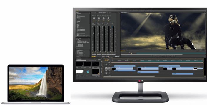 Новый 15-дюймовый MacBook Pro Retina — первый с поддержкой 5K-дисплеев. Новый 15-дюймовый MacBook Pro Retina — первый с поддержкой 5K-дисплеев. Фото.