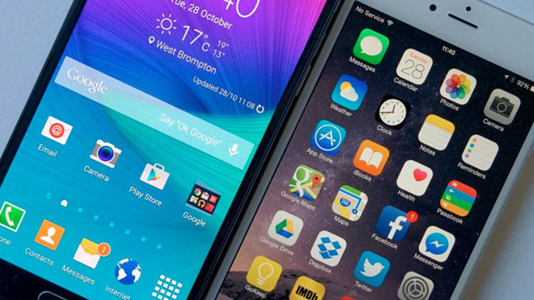 Европейцы обменяли Android-смартфоны на iPhone. Европейцы обменяли Android-смартфоны на iPhone. Фото.