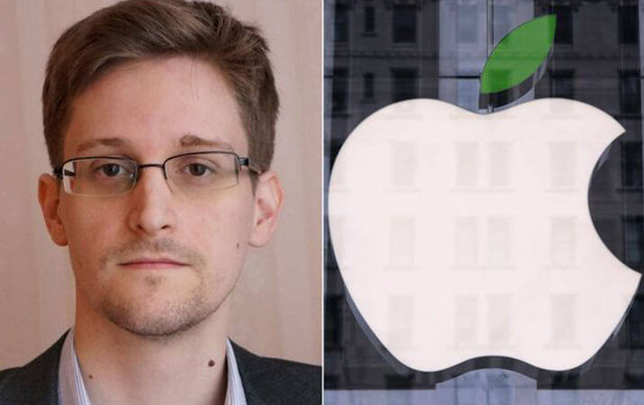 Сноуден: Apple — пионер безопасной индустрии. Фото.