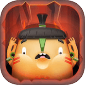 Lava Fever — доставка жертвы на дно вулкана. Фото.