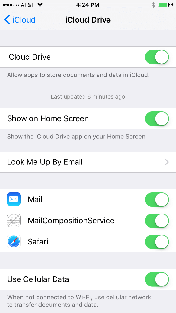 iCloud Drive iCloud Drive