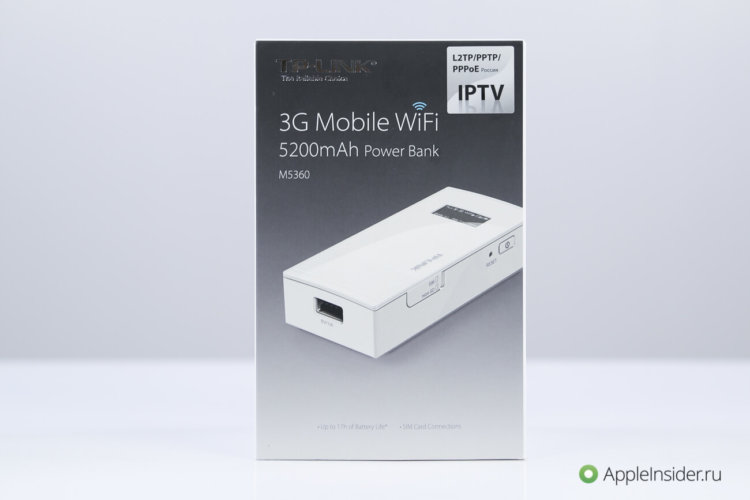 Мобильный маршрутизатор TP-LINK: двойное счастье для владельцев iPhone и iPad. Фото.