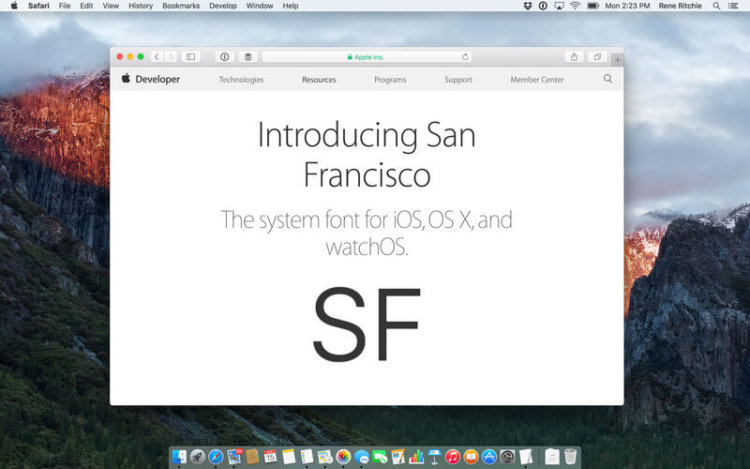Как добавить шрифт San Francisco в OS X Yosemite. Как добавить шрифт San Francisco в OS X Yosemite. Фото.