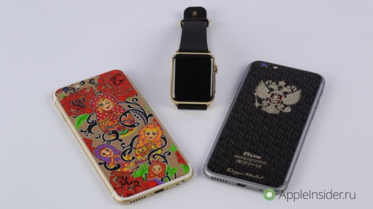 [Видео] Apple Watch и iPhone 6 в эксклюзивном дизайне. Фото.