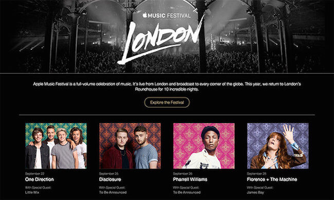 Apple Music Festival! Apple Music Festival!