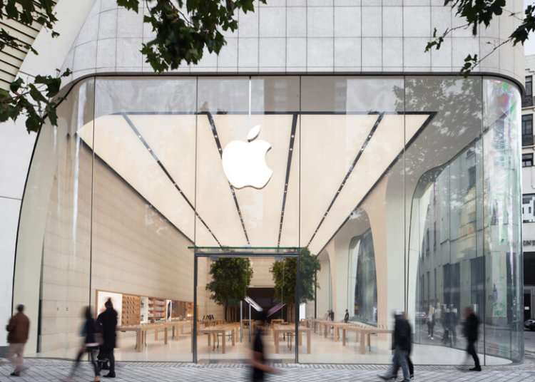 Новый Apple Store в Брюсселе: природный минимализм. Новый Apple Store в Брюсселе: природный минимализм. Фото.