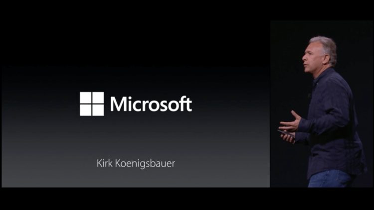 Apple и Microsoft объединили усилия в офисной сфере. Фото.