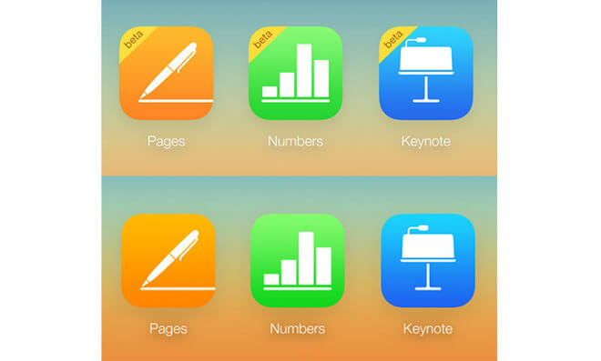 iWork для iCloud — больше не бета. Фото.