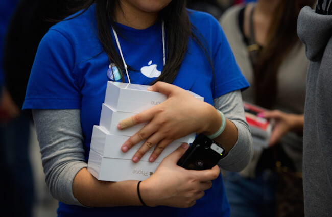 Продажи iPhone Продажи iPhone