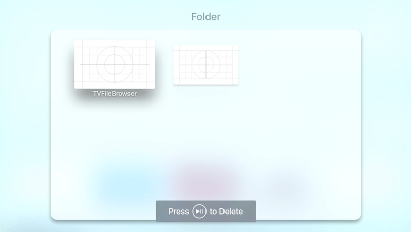 Папки на Apple TV Папки на Apple TV