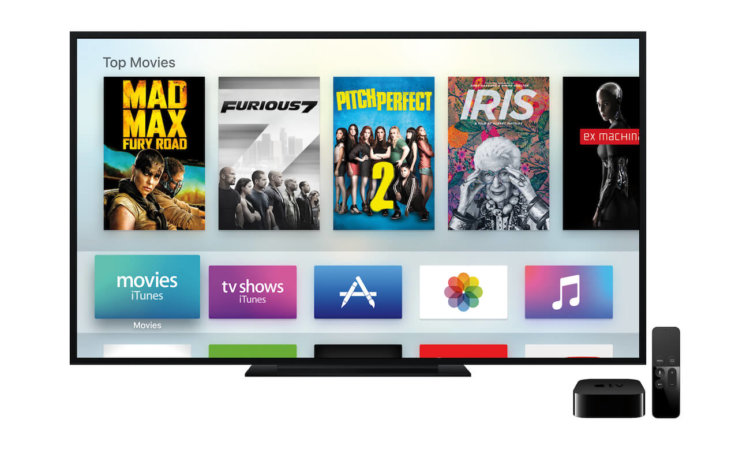 App Store для Apple TV получил обновление. Фото.