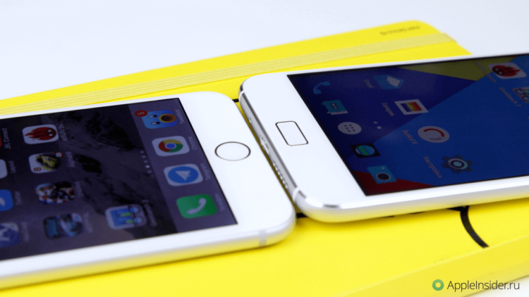 iPhone 6 Plus против Lenovo ZUK Z1. Фото.