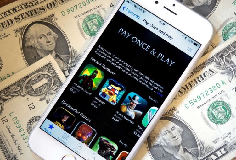 Новые цены уже в российском App Store. Фото.