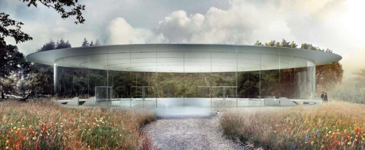 Новый кампус Apple будоражит воображение. Фото.