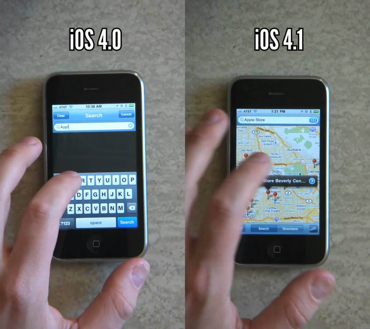 iOS 4.1 улучшит производительность iPhone 3G. Фото.