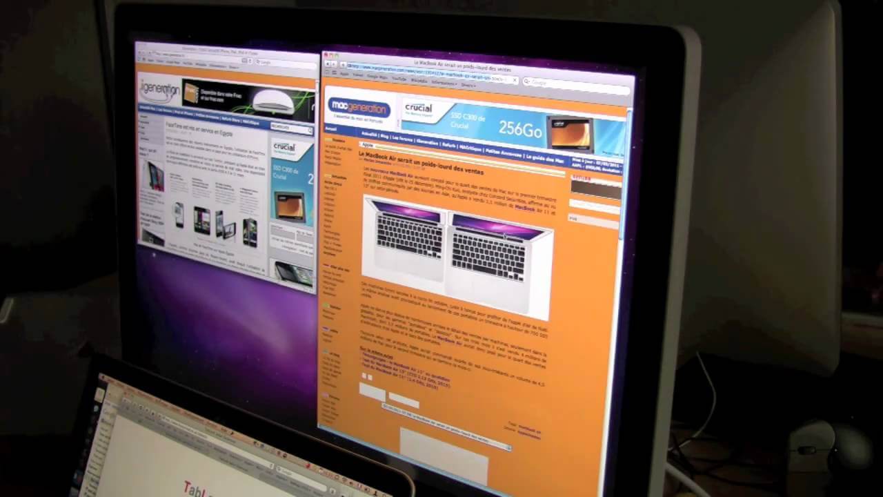 MacBook Pro 2011 конфликтуют с 24″ LED Cinema Display. Фото.