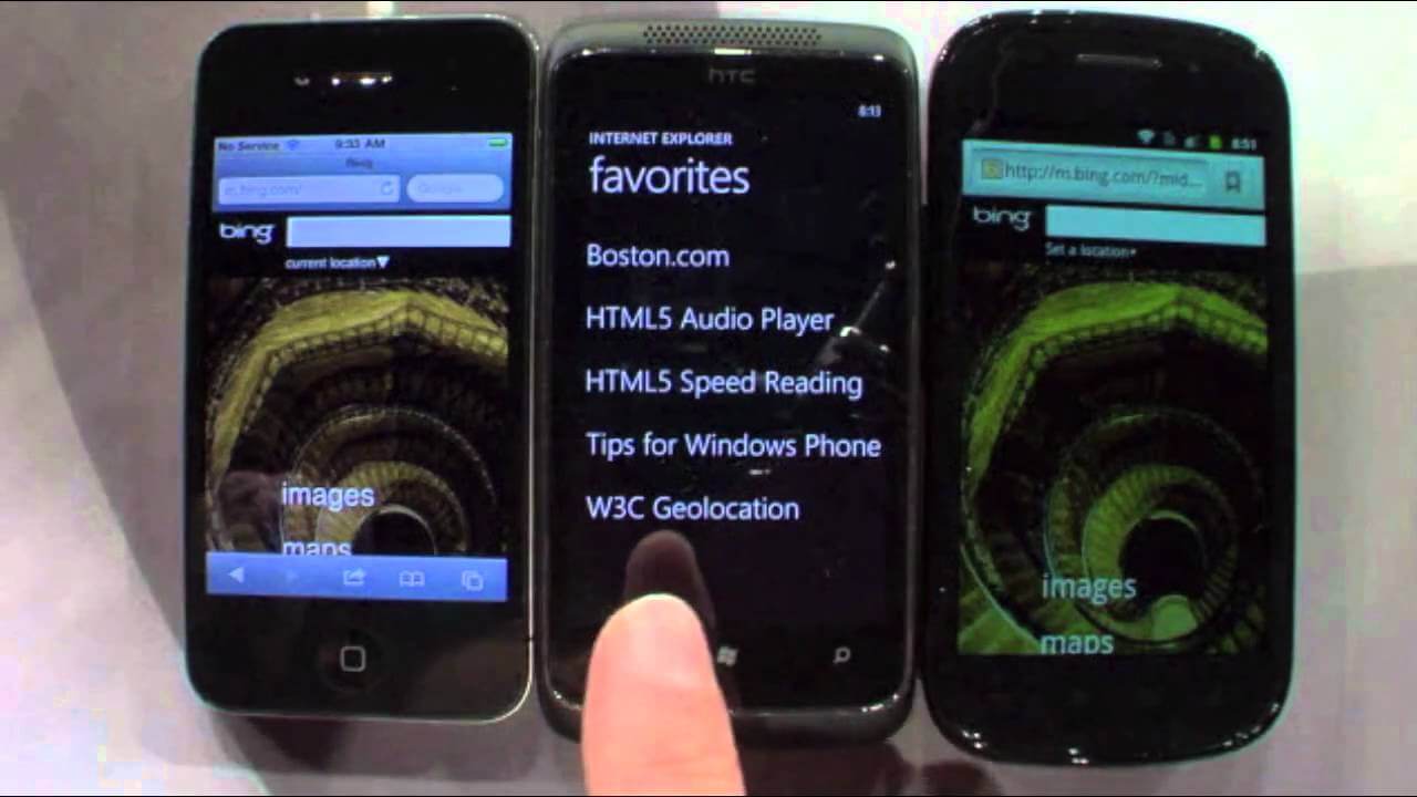 Windows Phone имеет самый быстрый Web-обозреватель? Фото.