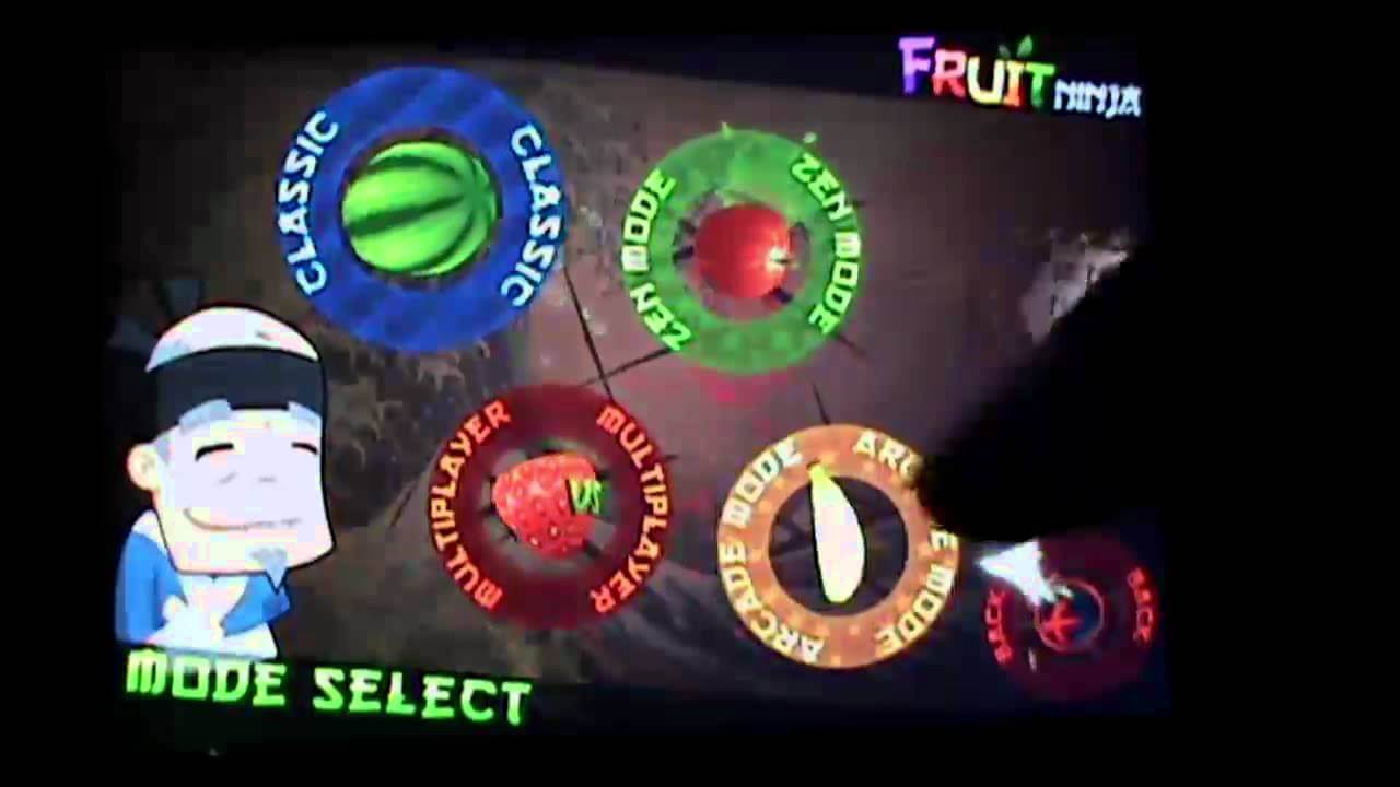 Видеообзор Fruit Ninja + HD. Фото.