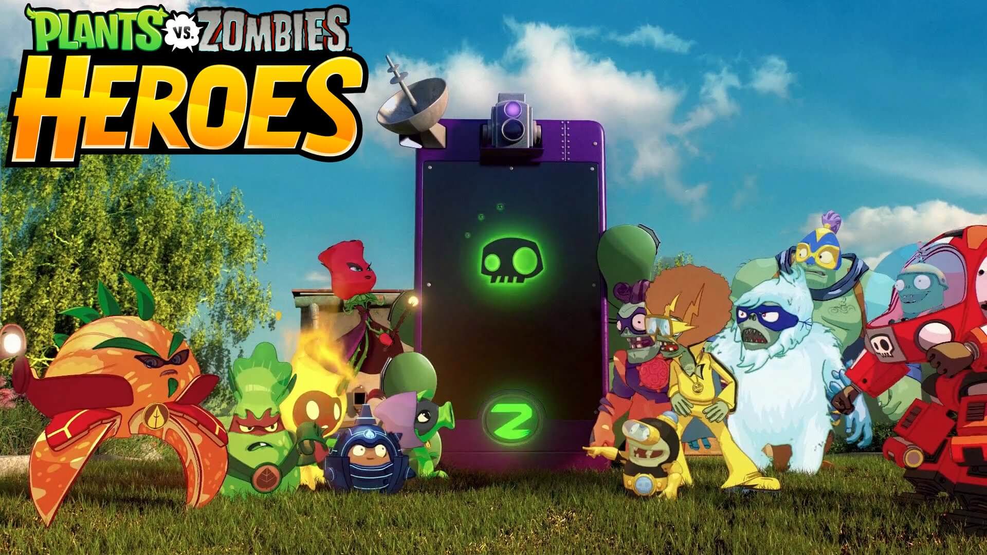 Plants vs. Zombies Heroes — новая карточная игра выходит совсем скоро. Фото.